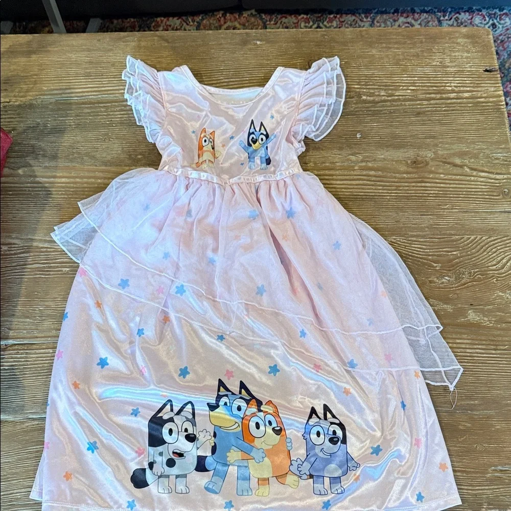 Bluey girls Charming cartoon character Nightgown